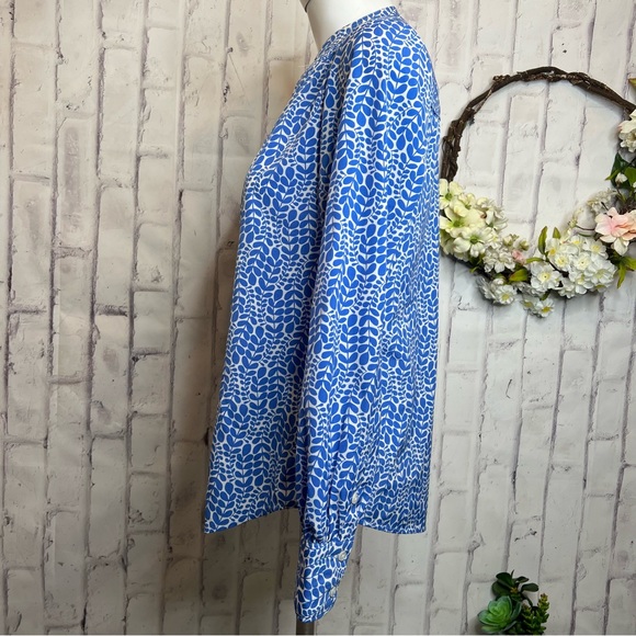 Boden Olive Blouse in Meadow Spring Vine WA771 Size 4 - Picture 3 of 9